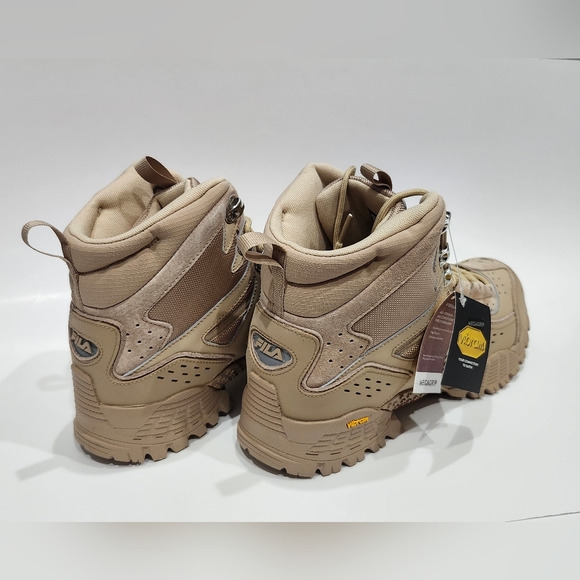Fila Beige Armada Vibram Lace Up Hiking Boot 1JM01688-200 Men's Size 11 US NWT - Picture 3 of 8